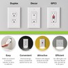 4 Pack - SnapPower GuideLight [For Duplex Outlets] - Replaces