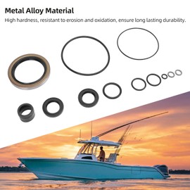 Upper Driveshaft Housing Seal Kit 26-88397A1 Fit for Mercruiser Stern Drive One Gen II Metal Alloy Enhanced Performance Replacement