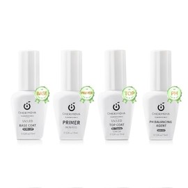 Cherimoya Juego Deshidratador de Primer para Uñas 4 Piezas 15ml