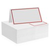 106 Pcs Table Place Cards, White Blank Tent Card Name