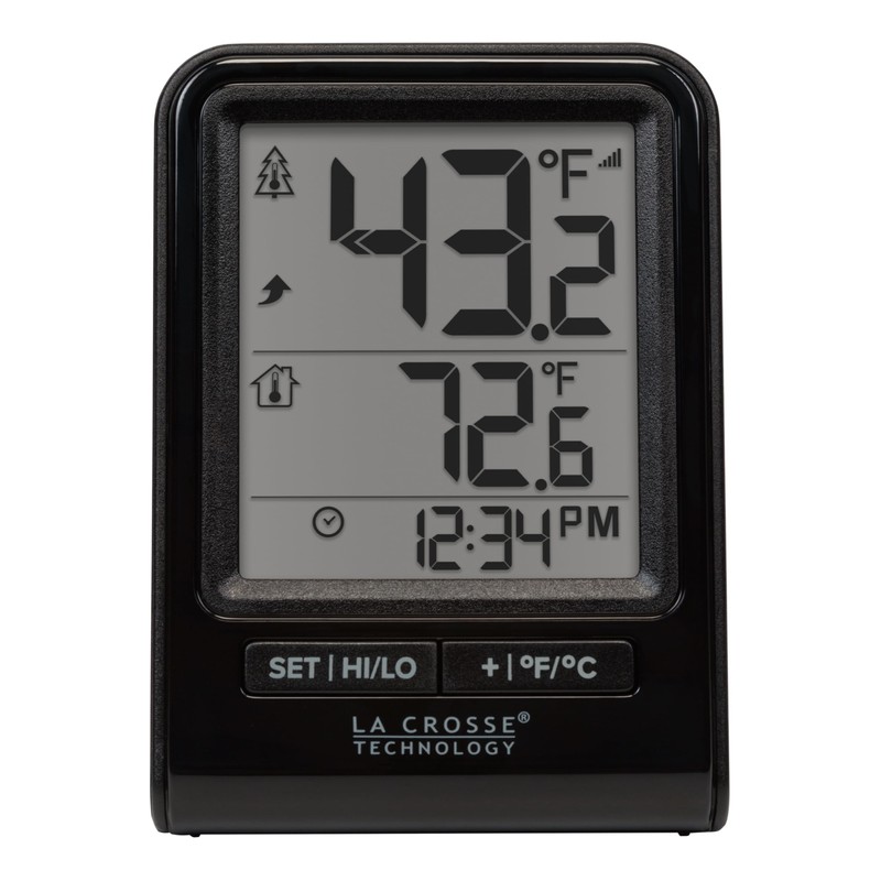 La Crosse Technology 308-1409BNH-CBP Battery Operated Wireless Digital Thermometer -