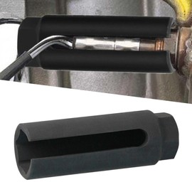 UHANBUT Car Oxygen Sensor Sleeve, 3/8 Inch Drive ×7/8 Inch (22mm), 6-Point O2 Sensor Adapter with Side Wire Cutout, Universal Vehicle O2 Sensor Repair Tool with 5/16" Opening （Small