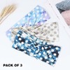 Fashband Boho Headbands, Elastic Knotted Hairband, Polka Dot Yoga Hair