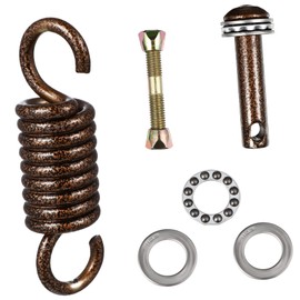 YARNOW Heavy Duty Hammock Chair Hanging Kit Alloy Hammock Hanging Set Swing Seat Hanging Hardware Parts Hammock Spring Hainging Hook Patio Hanging Chair Accessories for Outdoor Garden (Coffee)