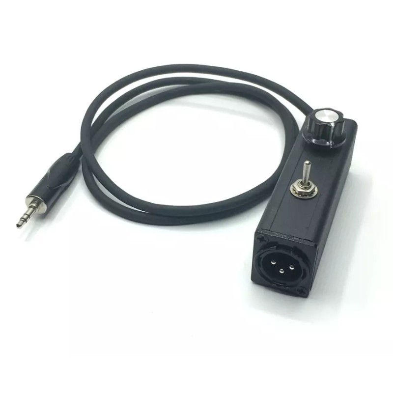 Tour Tough 3.5mm to XLR Converter Laptop Interface with Volume