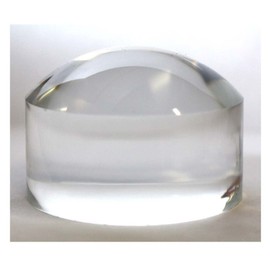 MAXIMIZE 2" (5 cm) 4X Paper Weight Style Desktop Magnifier | Elegant Dome Design | Smooth Gliding for Easy Reading | Stylish Desk Accessory & Paperweight | Ideal for Daily Use & Collectors