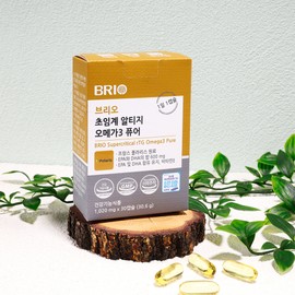 Brio Supercritical Altige Omega3 Pure RTG EPA DHA Nutrient 30 Capsules, 1 Piece / 브리오 초임계 알티지 오메가3 퓨어  RTG EPA DHA 영양제 30캡슐, 1개
