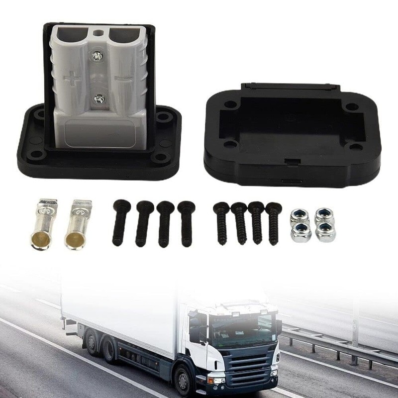 Ling-Luo 120A 12-24V DC Flush Mount Recessed Plate, Plug Mounting