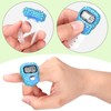 Simgoing 10 Pcs Electronic Finger Counter Rhinestones Hand Tally Clicker