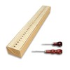 GeryVtee Bamboo Book Binding Cradle with 2 Awls Wood Bookbinding