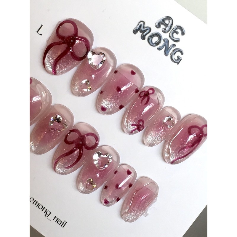 Aemong: Plum Ribbon - Almond / Aemong : 플럼 리본