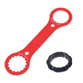 LuxStellar Centerlock Bicycle Brake Disc Tool Compatible with Shimano Centerlock Brake Discs and Bottom Bracket Tool for Easy Installation and Disassembly