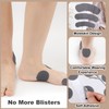 48pcs Moleskin Adhesive Pads, Round Padding Prevention Tape Foot Cushion