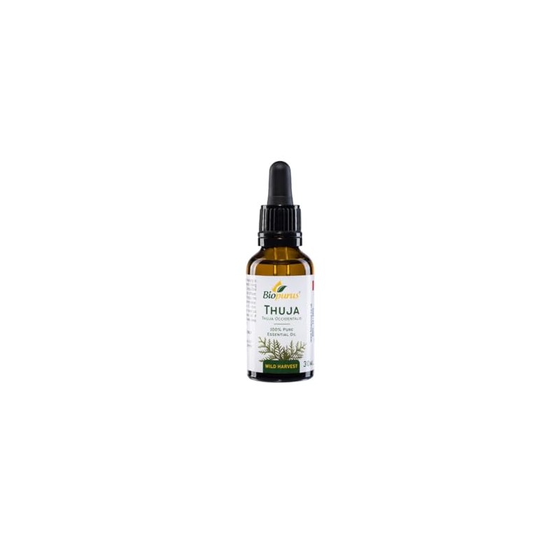 Biopurus 100% Pure Essential Thuja Oil Wild Harvest 30ml
