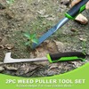 Shark-Tuff 2-Piece Weed Remover Tool Set for Patio & Garden