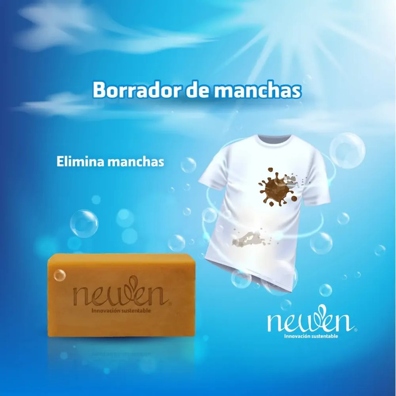 Jabón De Lavandería Newen Ropa 1400 g 10 U Pack X