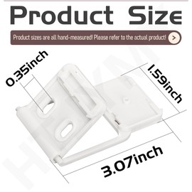 Garage Door Mounting Bracket for SimpliSafe Entry Sensors - Easy Installation Garage Door Security Accessory, Durable Build, Reliable Security - 2 Pack, Garage Door Mounting Bracket