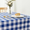 DWCN 54 x 80 Inch Checkered Tablecloth Rectangle - Waterproof,