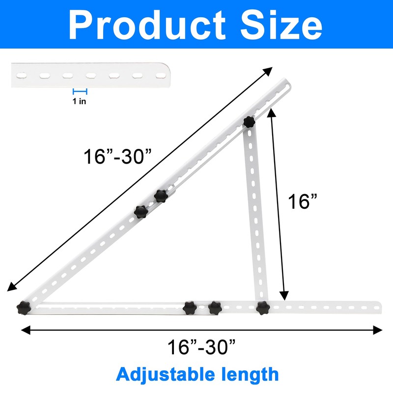 Solar Panel Mount Brackets, 30 inch Solar Panel Stand with