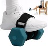 Dumbbell Foot Attachment,Glute Kickbacks & Leg Workouts,Tibialis Trainer, Adjustable Ankle