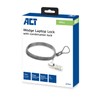 ACT Laptop Lock Security Cable 2m, Password Protection 4 Digit