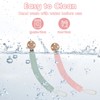 TYRY.HU Ribbon Pacifier Clip Holder,2 Pack Binky Paci Holder Clips,