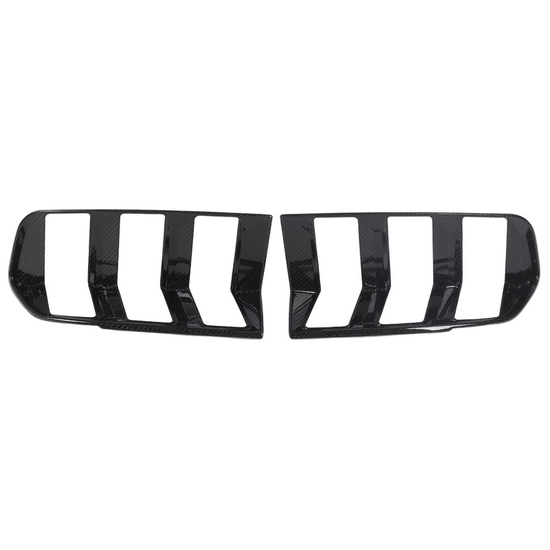 1 Pair Taillight Frame Dry Carbon Fiber Glossy Rear Light