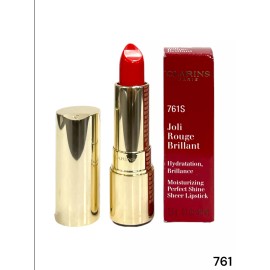 Clarins Joli Rouge Brillant Moisturizing Shine Sheer (3.5g/0.1Oz) YOU PICK!! - 761S Spicy Chili