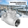 Akozon Swing Check Valve 1 Inch DN25 Check Valve Stainless