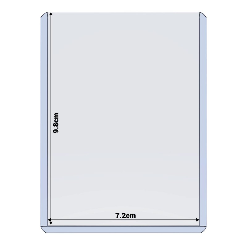 MintKeeper MintKeeper Top loaders Clear Hard Card 35pt Sleeves Compatible