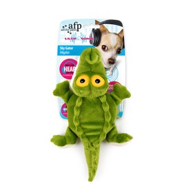 ALL FOR PAWS Squeaker Dog Toy, Quiet Puppy Comfort Plush Toy, Squeakerless Dog Toy with Cute Animal Designs, Ideal for Home and Office