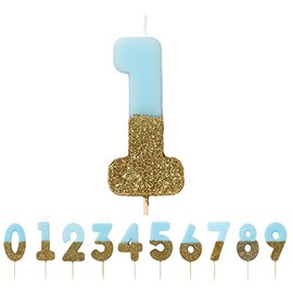 Pretty, Sparkly For Kids, Adults, Teenagers, Boys, 1st Birthday Party, 18th, 21st Anniversary, Milestone Age, Blue