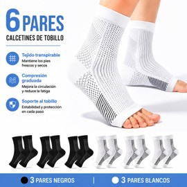 Tobillera para Esguince de Compresión, Tobillera para Fascitis Plantar L/XL