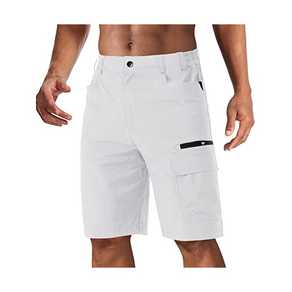 CRYSULLY Men's Jogging Relaxed Fit Shorts with Pockets Mountain Traveling