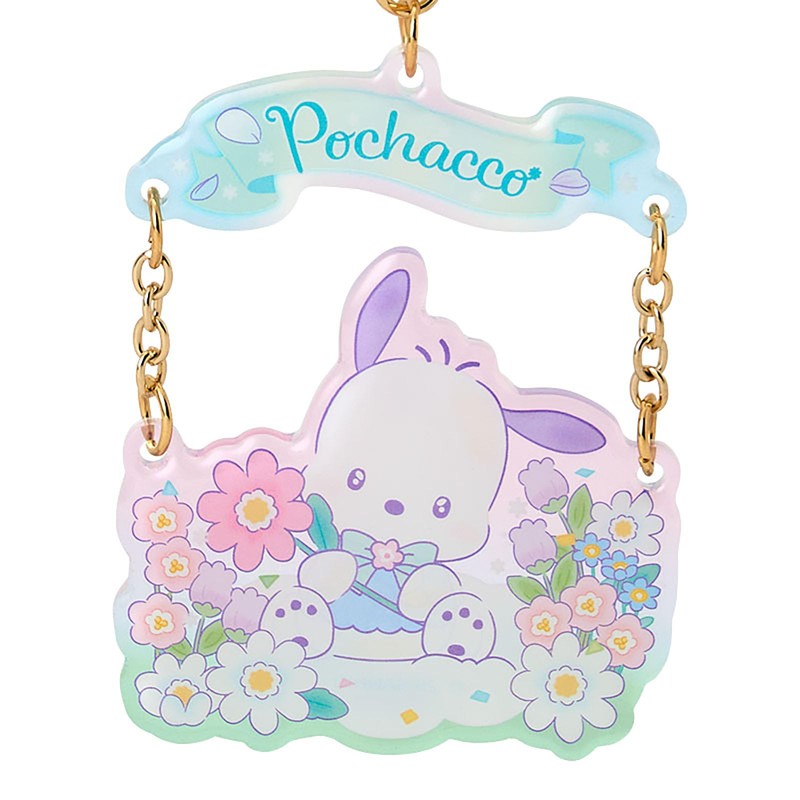 Sanrio 561614 Acrylic Key Holder (Everyone is the Protagonist! Exciting