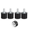 4pcs M8X23D40mmH30mm Cylindrical Rubber Mount Shock, Rubber isolator Mounts,Vibration Isolators