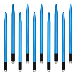 XIAOYU 10 Pieces Microblading Pens Kit Light Manual Fog Tattoo Eyebrow Pens for Makeup Handmade Eyebrow Tool Supplies(Blue)