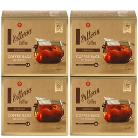 Vittoria Coffee Espresso Coffee Bags (Case of 4)