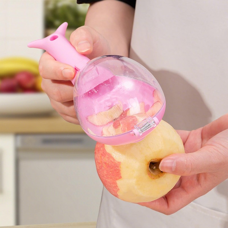 2PCS Peeling Knife with Storage Box, Fruit And Vegetable Peeler
