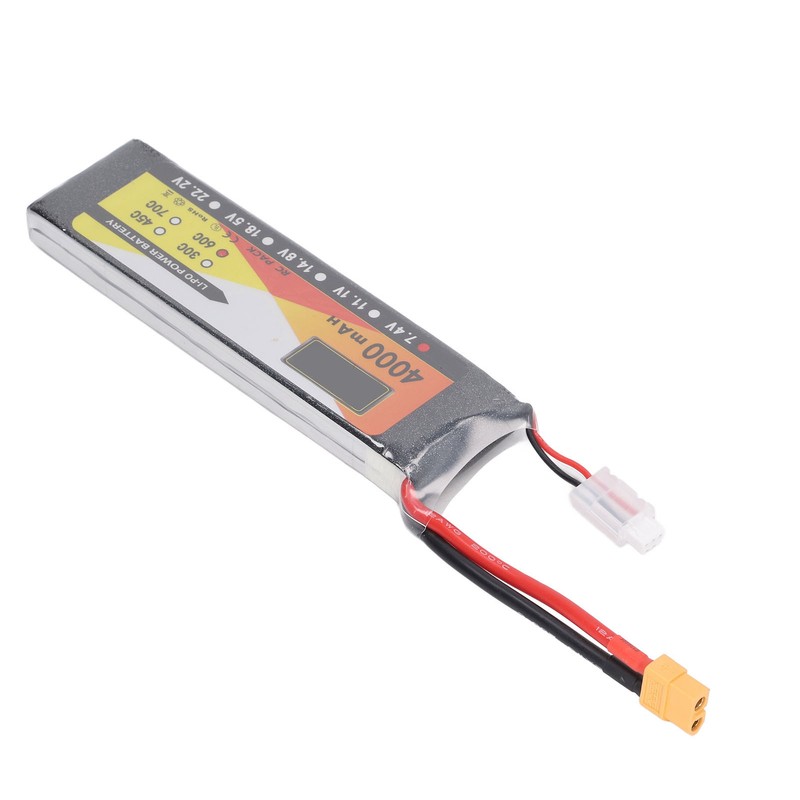 RC Lipo Battery 7.4V 60C Discharge Rate 2S XT60 Plug