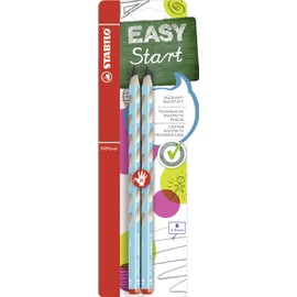 Handwriting Pencil - STABILO EASYgraph - Right Handed - Blue - 2pcs - B