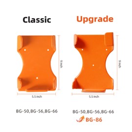 OSROENE Leaf Blower Hanger, 1 Pack Handheld Blower Rack for Garage Wall, Leaf Blower Holder for Stihl BG-50, BG-56, BG-66, SH-56