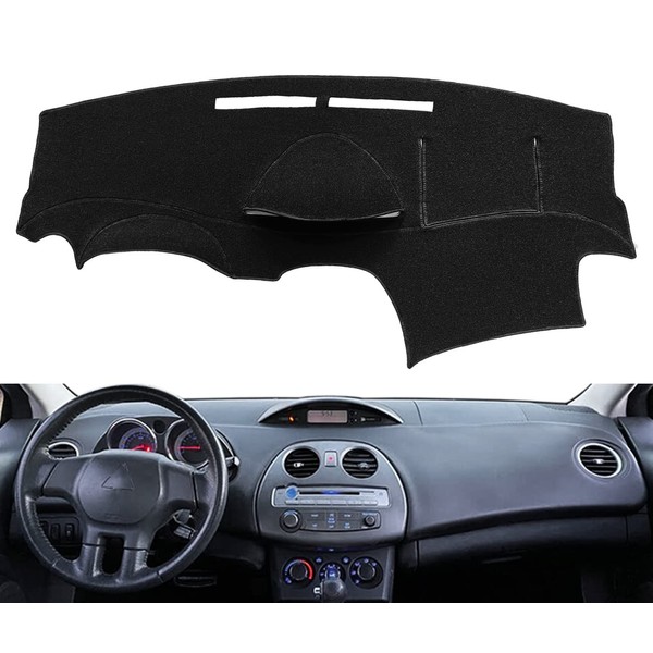 Fcovergurus Dash Cover Mat Custom Fit for 2006-2012 Mitsubishi Eclipse/Eclipse Spyder Without Climate Sensor, Dashboard Cover Pad Carpet Protector F113