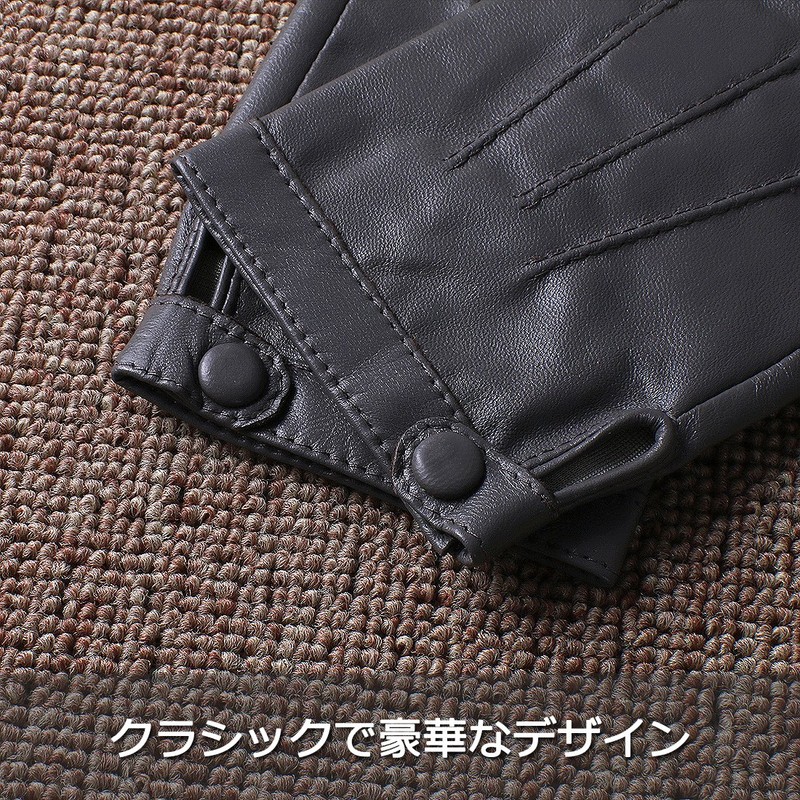 Nappaglo Women's Short Leather Fingerless Gloves Spring Summer Autumn Work