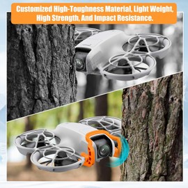 Gimbal Bumper Guard, Gimbal Bumpers for DJI Neo Insurance Bumper Gimbal Anti-Collision Protective Strip Scratch Protection Accessories (Orange)