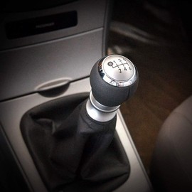 Qiilu 6 Speed Car Gear Shift Knob Head
