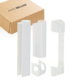 Winkhaus cover caps for window fittings set for autoPilot plastic windows - protection against water and dirt (1996-2006) (white, 1 piece)