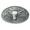 Urban Backwoods Longhorn I Belt Buckle for Interchangeable Belt Buckle,
