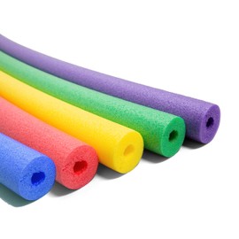 Big Joe Swim Noodle 18 Pack Pool Noodles, Red, Blue, Green, Purple, Yellow Foam, 4.5 feet, 55"L x 3.25"W x 3.25"H each