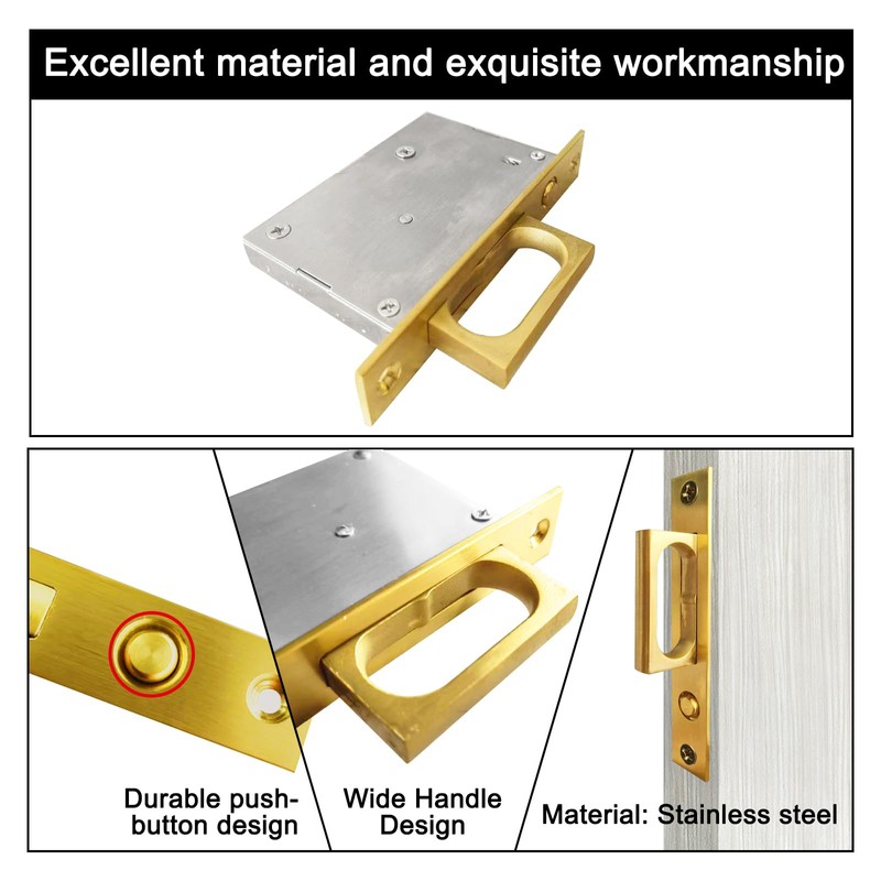 senharvest Pocket Door Edge Pull - Sliding Door Pull Handles